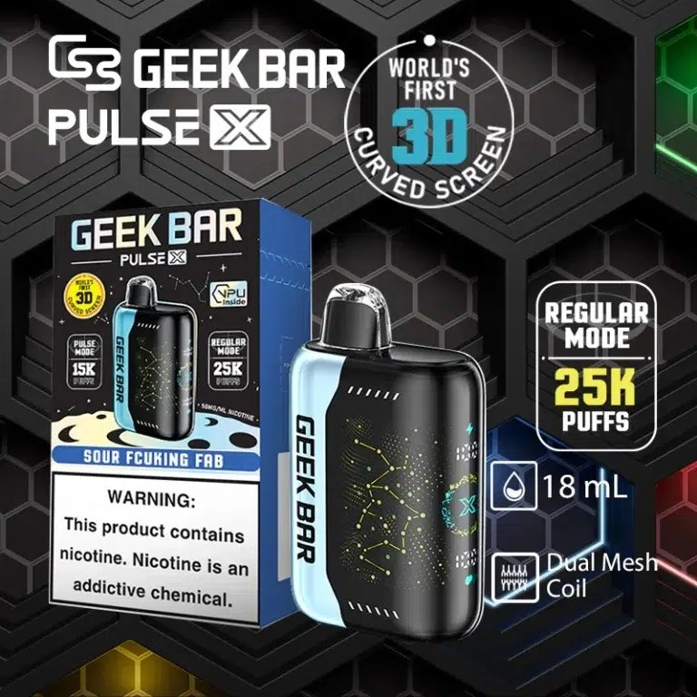 【買5送1超值購】GEEK BAR 星空系列 25000 口 純粹穩定動力輸出方案 18ml 巨量儲油空間 5% 尼古丁鹽配比 3D 全螢幕智慧監測技術 台灣現貨:圖片 2